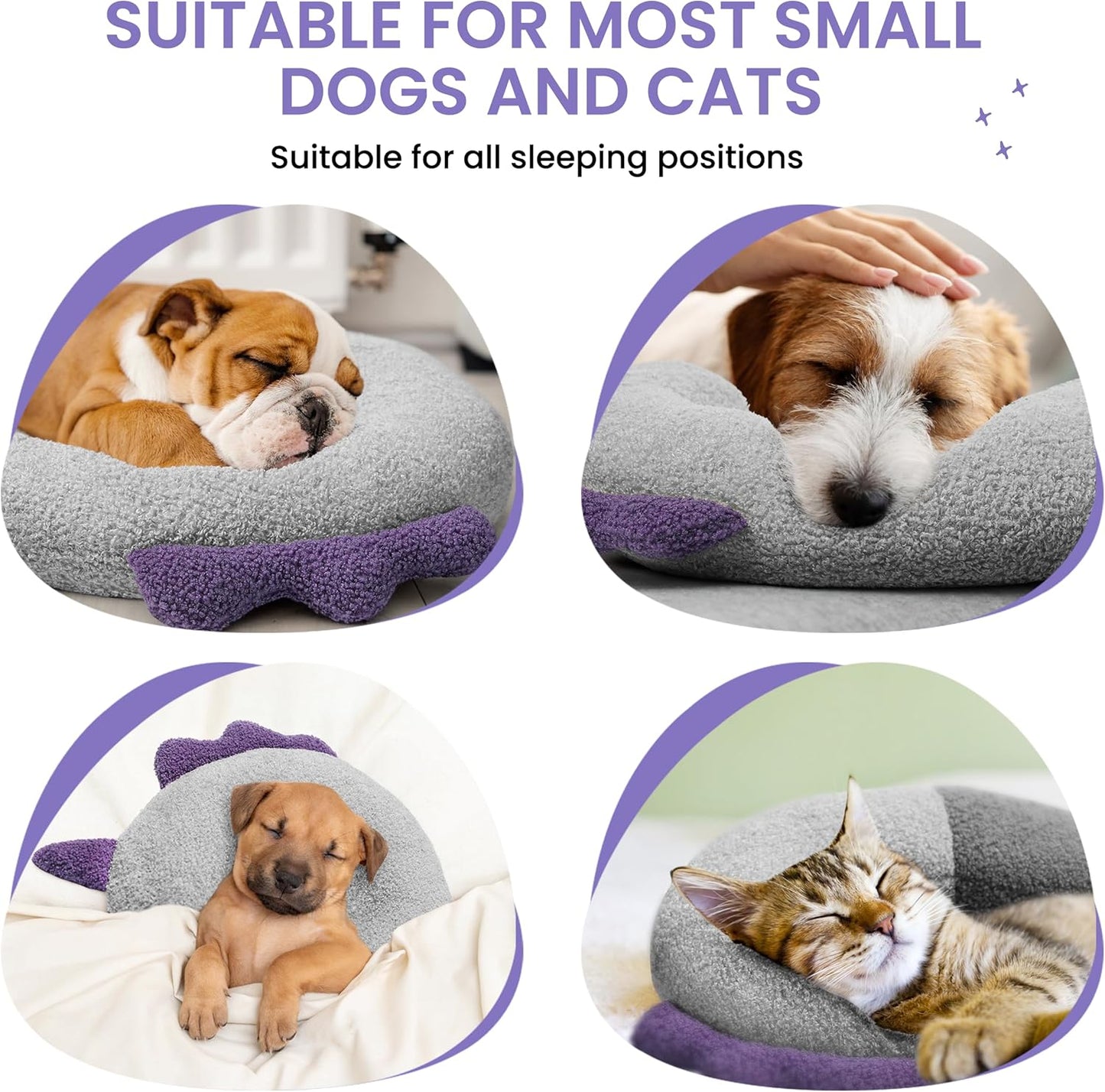 Dog Calming Pillow – Soft Washable Neck Pillow for Anxiety Relief & Better Sleep